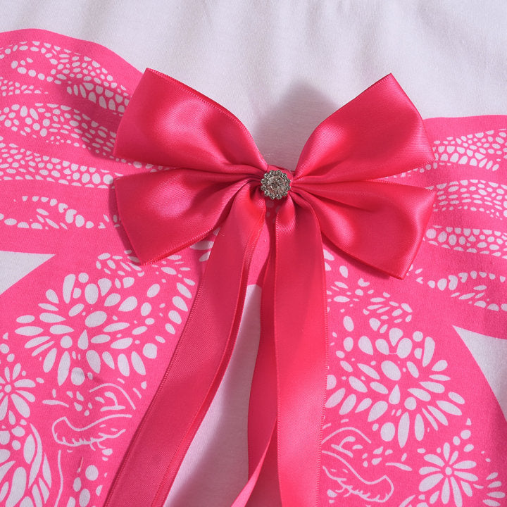 Bow Lover Lace Short Set