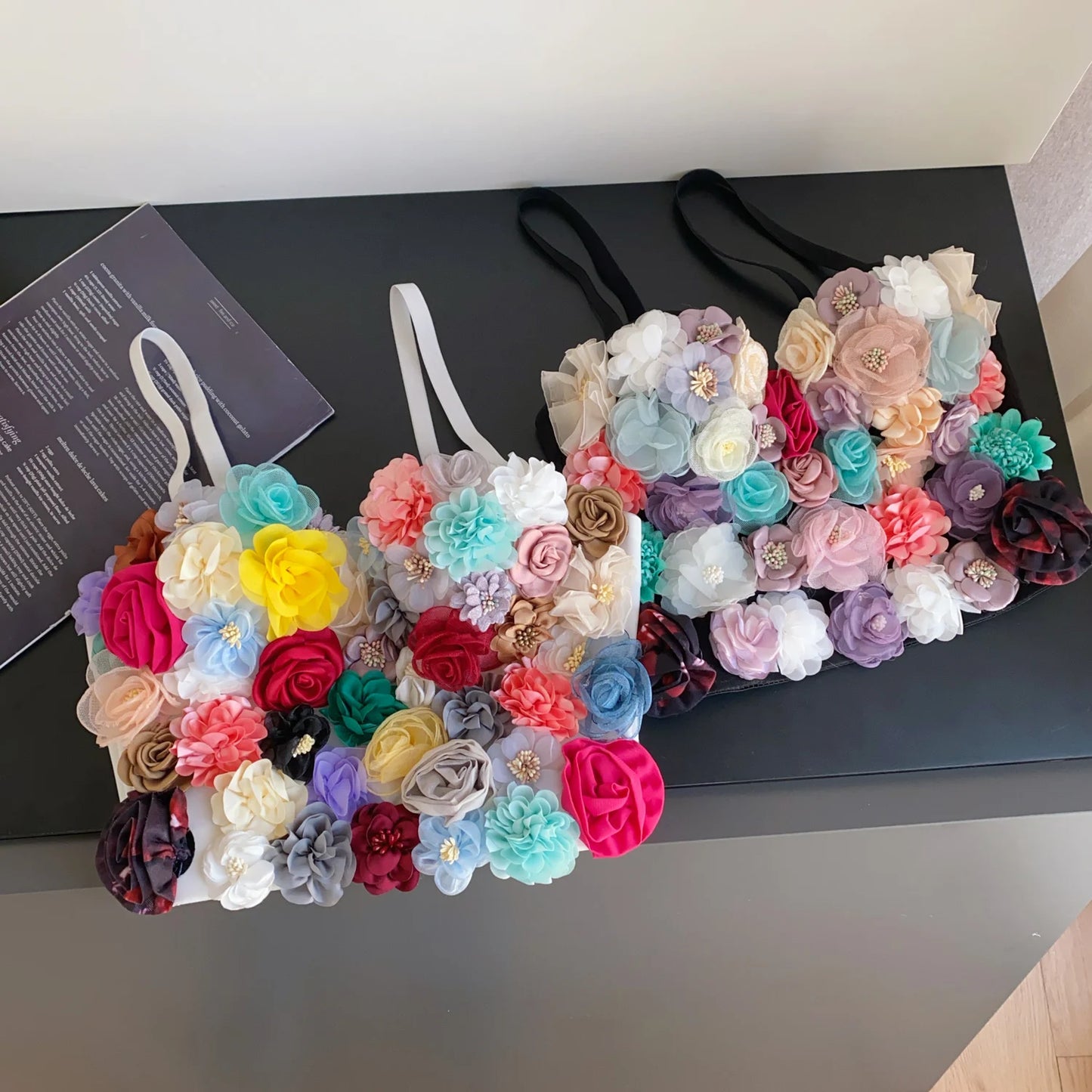 Hot Sweet Floral Embroidered Beads Sexy Top