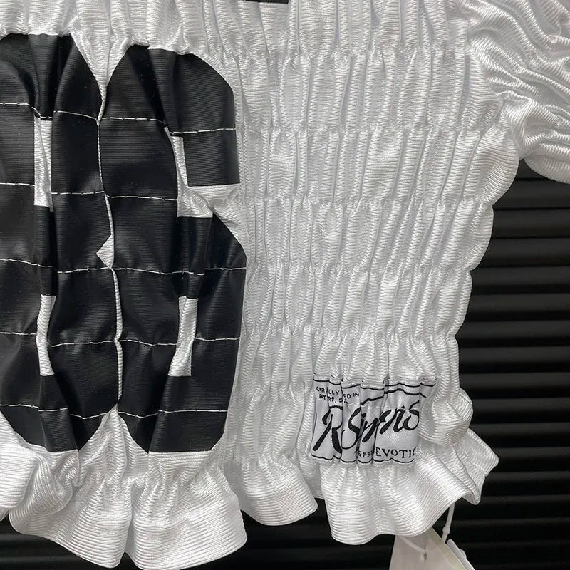 Jersey 86 Niche Letter Shirt