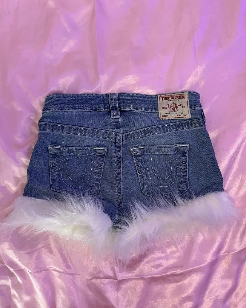 True High Waist Hip Sexy Denim Shorts