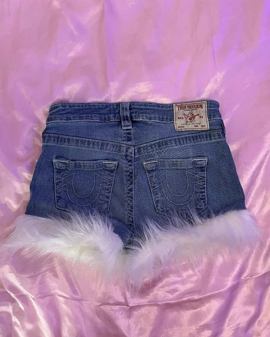 True High Waist Hip Sexy Denim Shorts