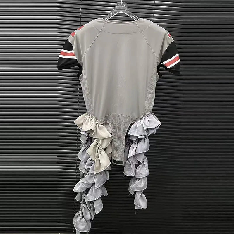 Score 3 Ruffle One-piece T-shirt