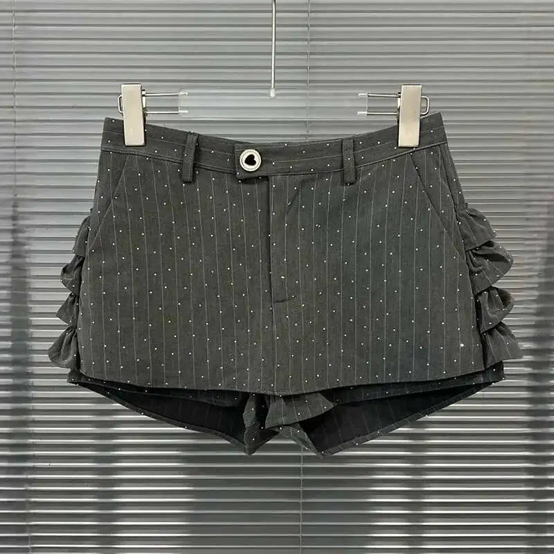 Ruffled Trendy Hot Pants