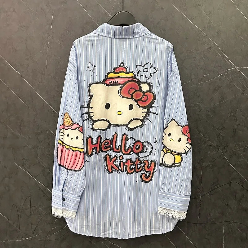 Sweet Hello Kitty Button Down Shirt
