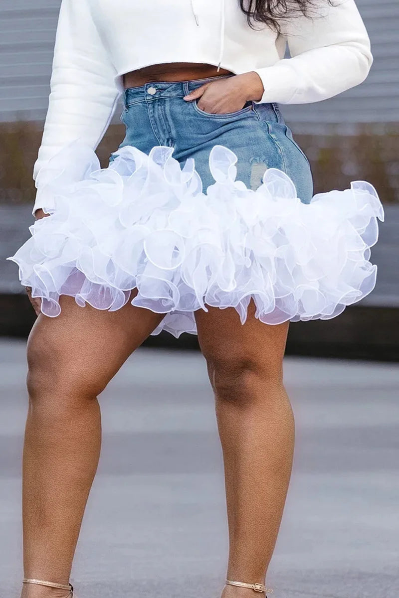 Sexy High Waist Streetwear Vintage Mini Skirt
