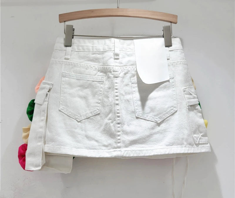 High Waist Sexy Boho Mini Short Skirt