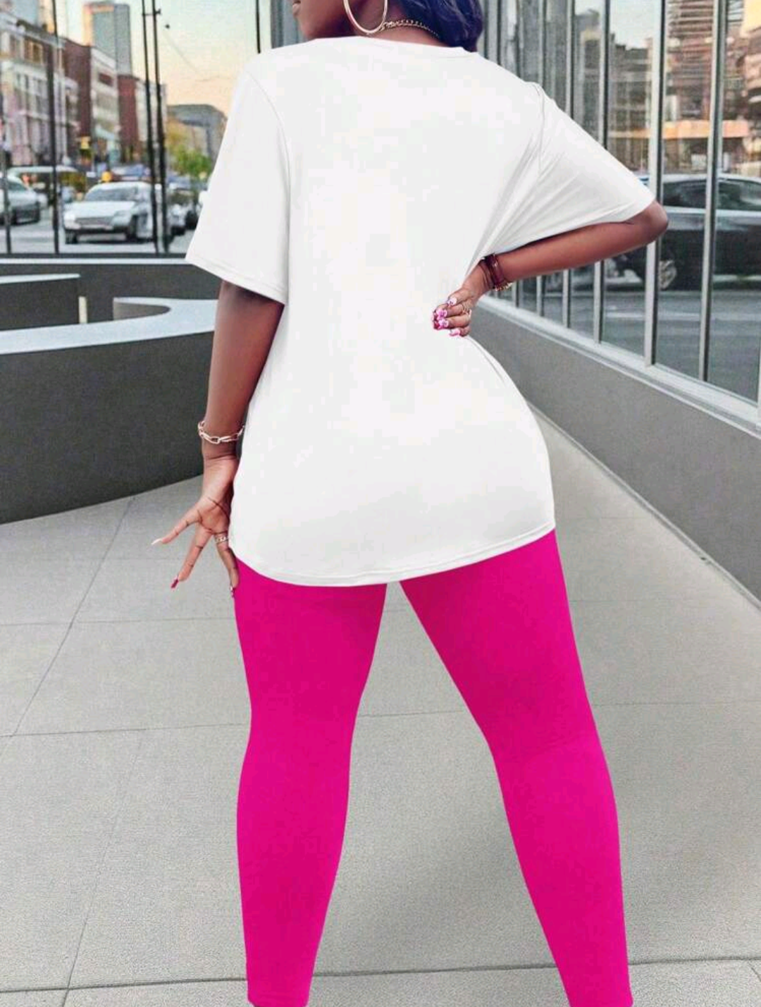 Blow Me Plus Size Leggings Set