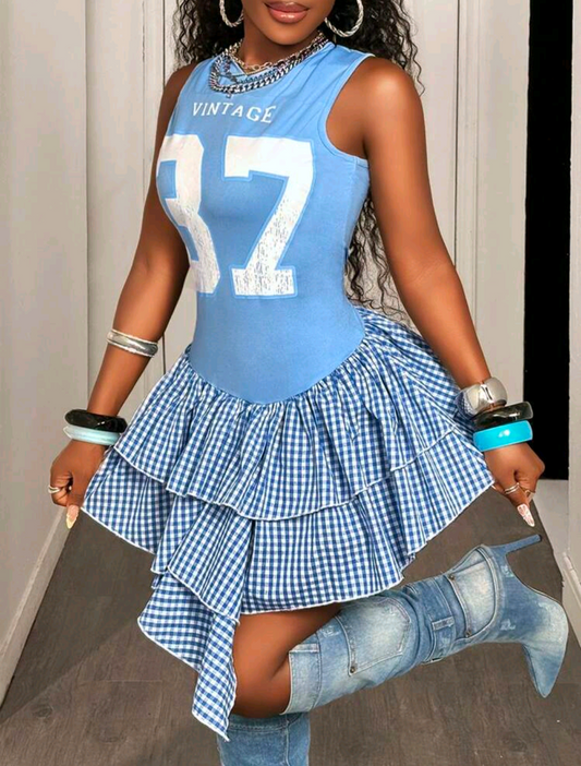 Vintage 37 Football Mini Dress